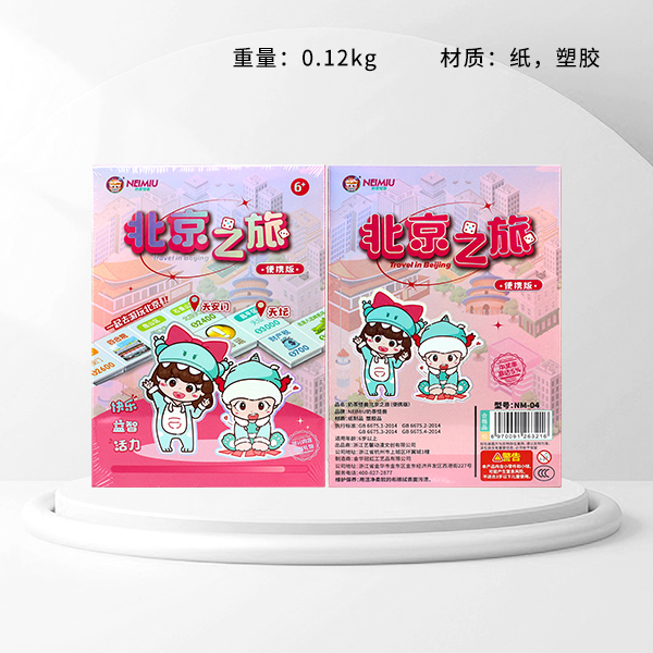 Milk Tea Monster China Tour Board Game (Portable Version NM-04)