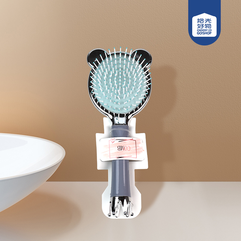 Silver-plated bear cushion comb - Gambar 2