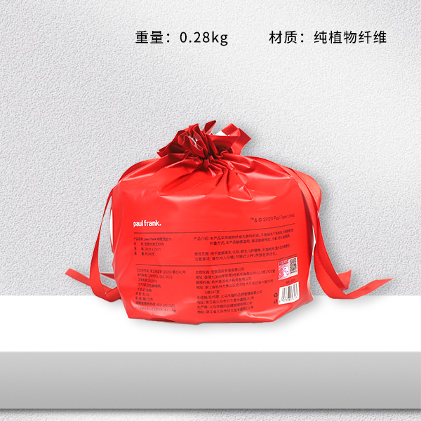 HD005 China Red Big-Mouthed Monkey Roll Face Towel (280g)