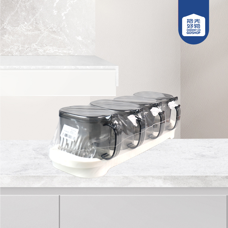 9816 transparent four-compartment seasoning box - Image 2