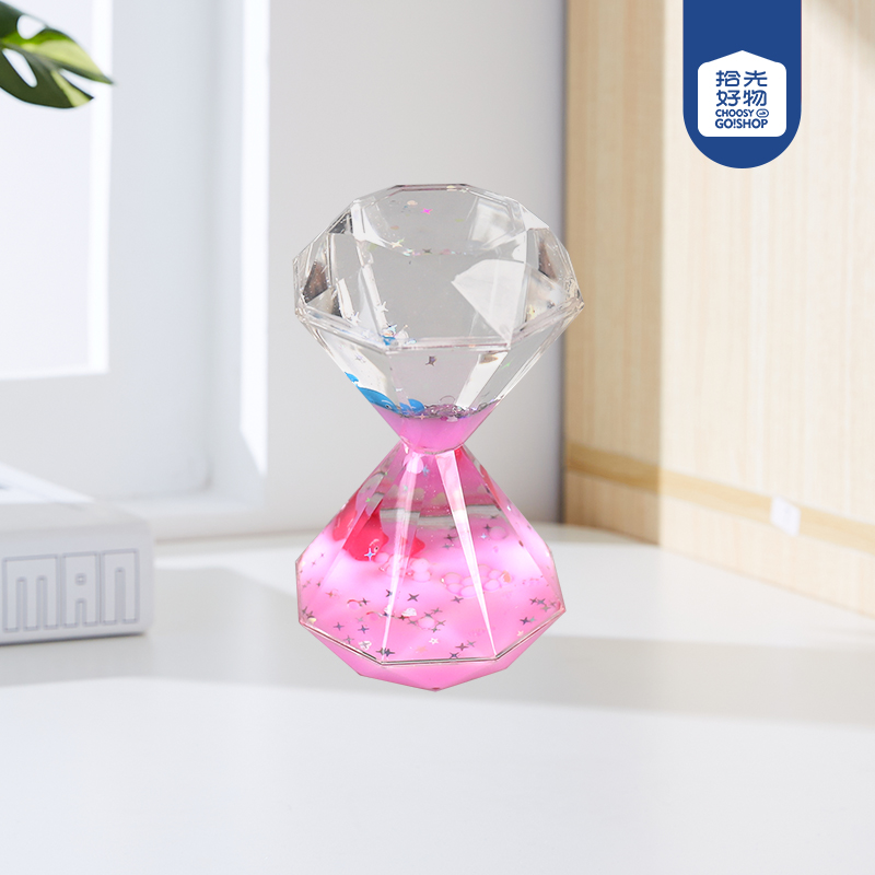 SY10 diamond hourglass ornament
