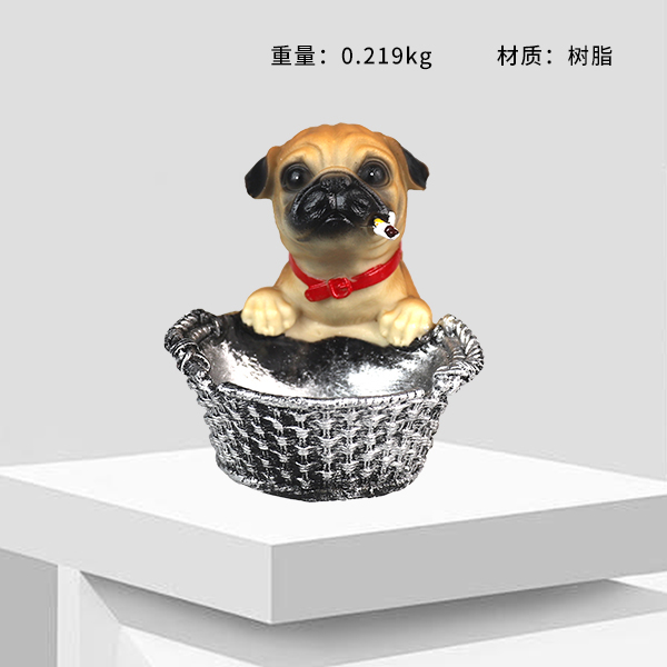 Smoking dog ashtray