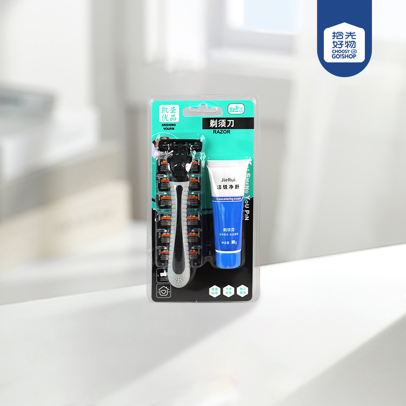 K-343 three-layer 1+6 razor with paste - Image 2