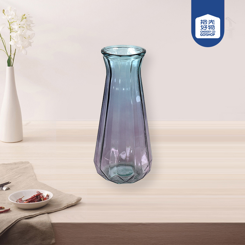 30 pumpkin two-color vase (mixed color) - Ảnh 2