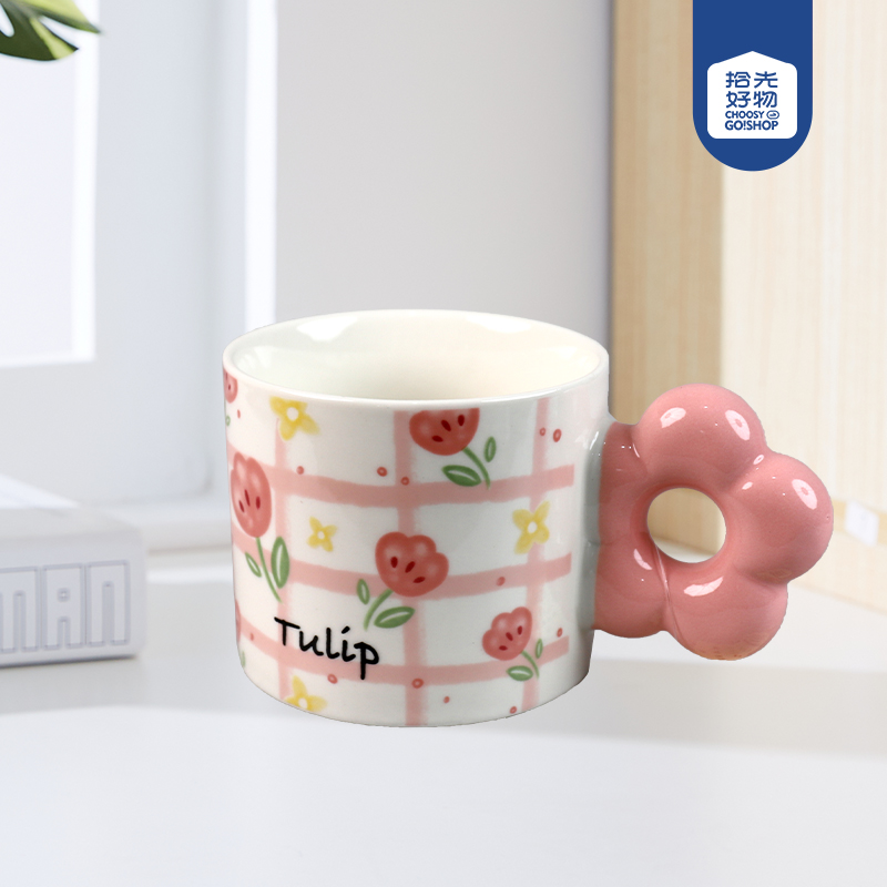 XY0086 appliqué ceramic mug - Image 2