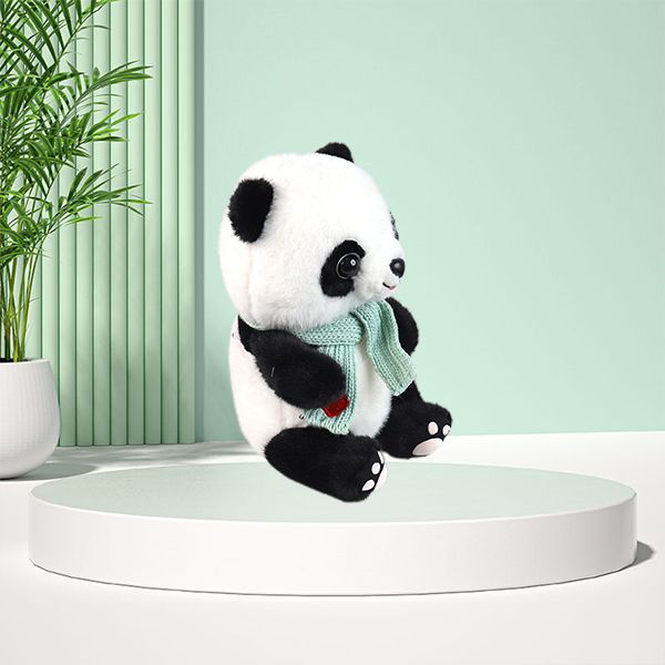 A-02-012-2 Panda Scarf Doll Plush Toy (25cm) - Image 3