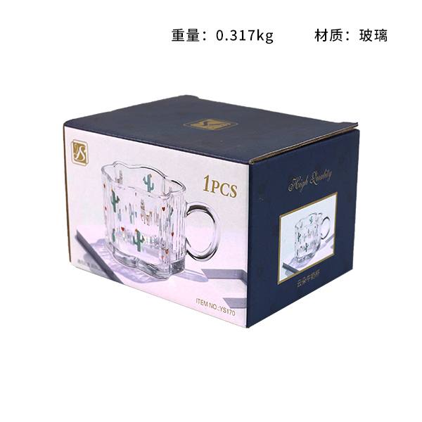 Cloud handle appliqué glass