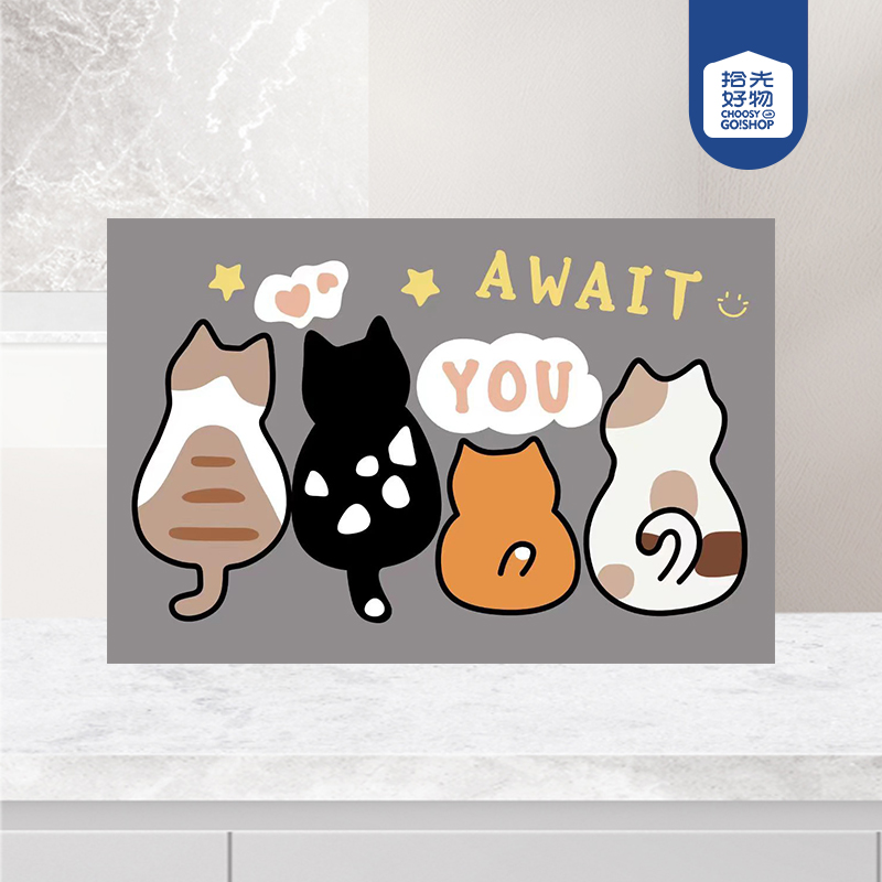 Cartoon diatom mud 60*90 mat