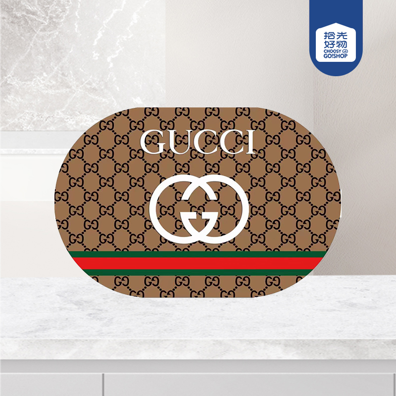 Big brand diatom mud oval 45*70 floor mat