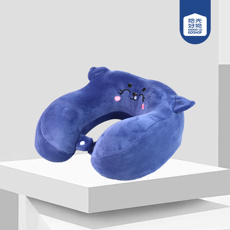 * Double hump memory foam neck pillow - Image 2