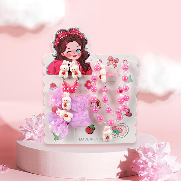 Cartoon children's duck clip set (mixed color)