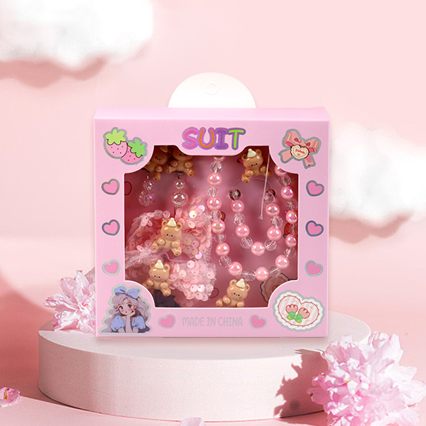 Cartoon Children's Series Duck Clip Set (Mixed Color Gift Box)