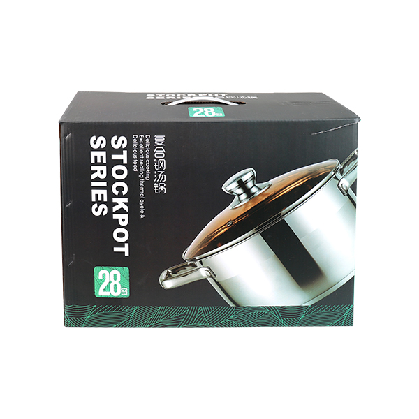 28cm304 Aishang Soup Pot with Beech Handle - Image 3