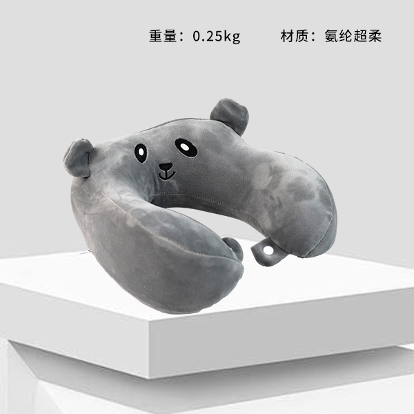 * Double hump memory foam neck pillow