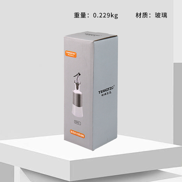 0018 such as dream ling silver leather glass oil bottle 200ML