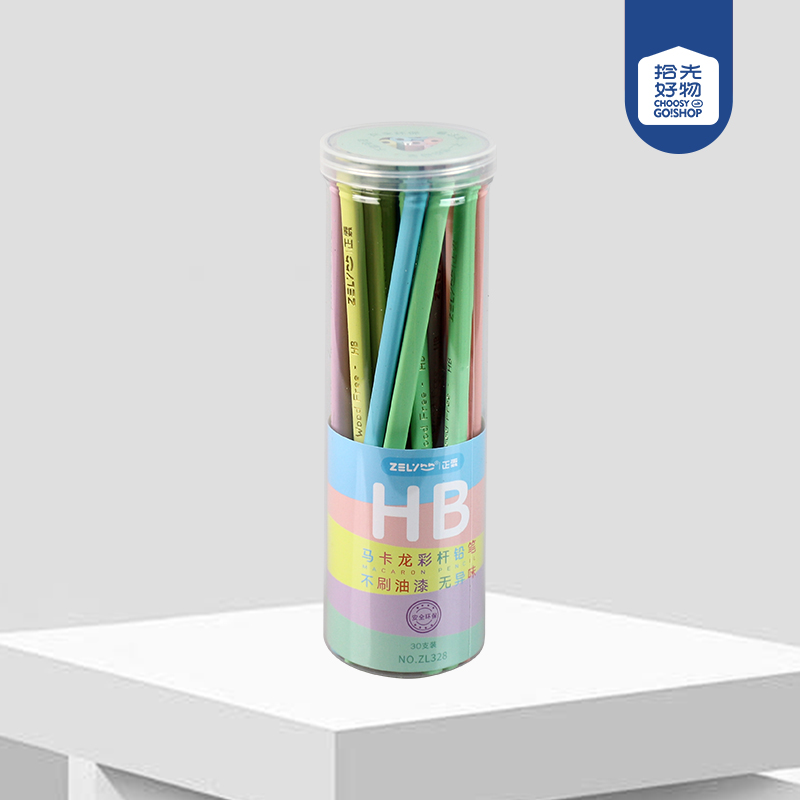 ZL328 Macaron Color Rod HB Pencil (30 Barrels)