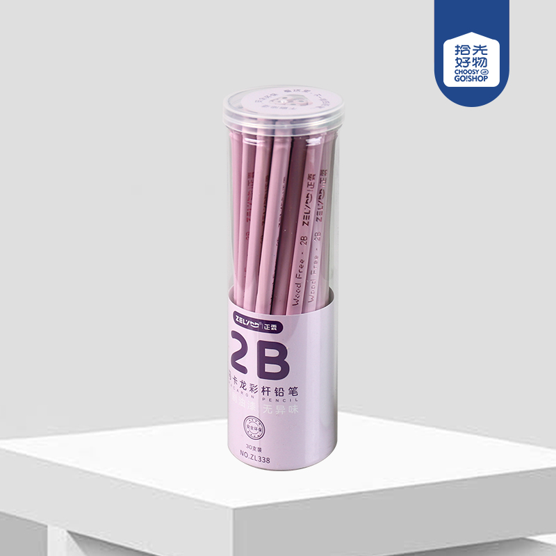 ZL338 Macaron Colored Pole 2B Pencil (30 Barrels)
