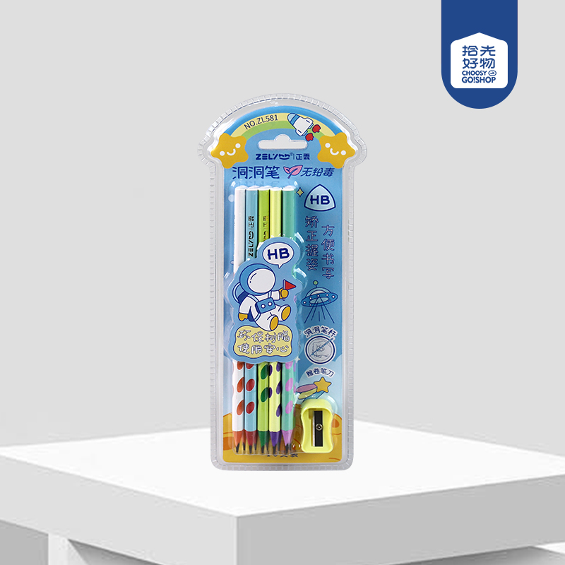 ZL581 Colored Pole Dip Top Cave Pen (10 Pack)