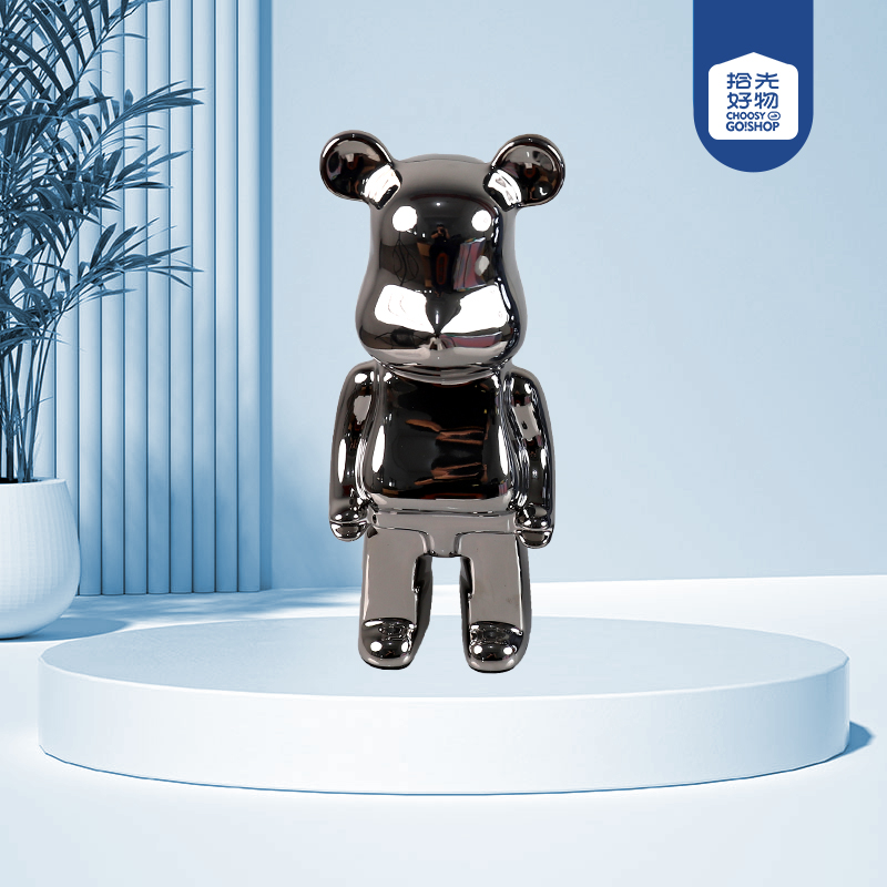 28-violent bear piggy bank (plating)