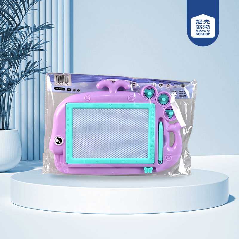 3021 dolphin magnetic children color writing drawing board (32.2*24.4CM)