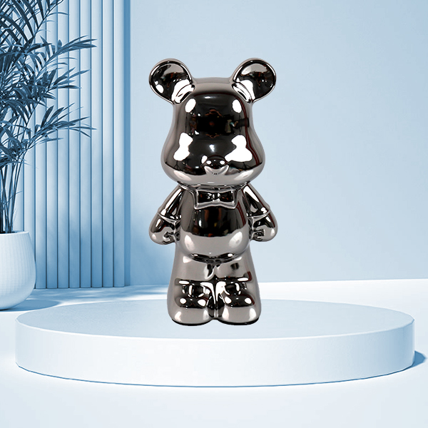 18-tie bear piggy bank (plating) - Image 3