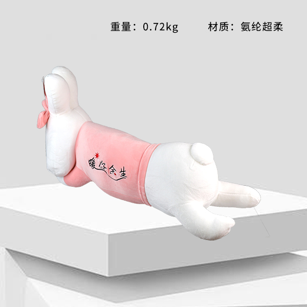 Warm Your Rest of Your Life Rabbit Pillow (70cm)