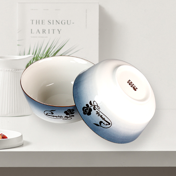 1237 Gradient Rose 6 inch European Bowl