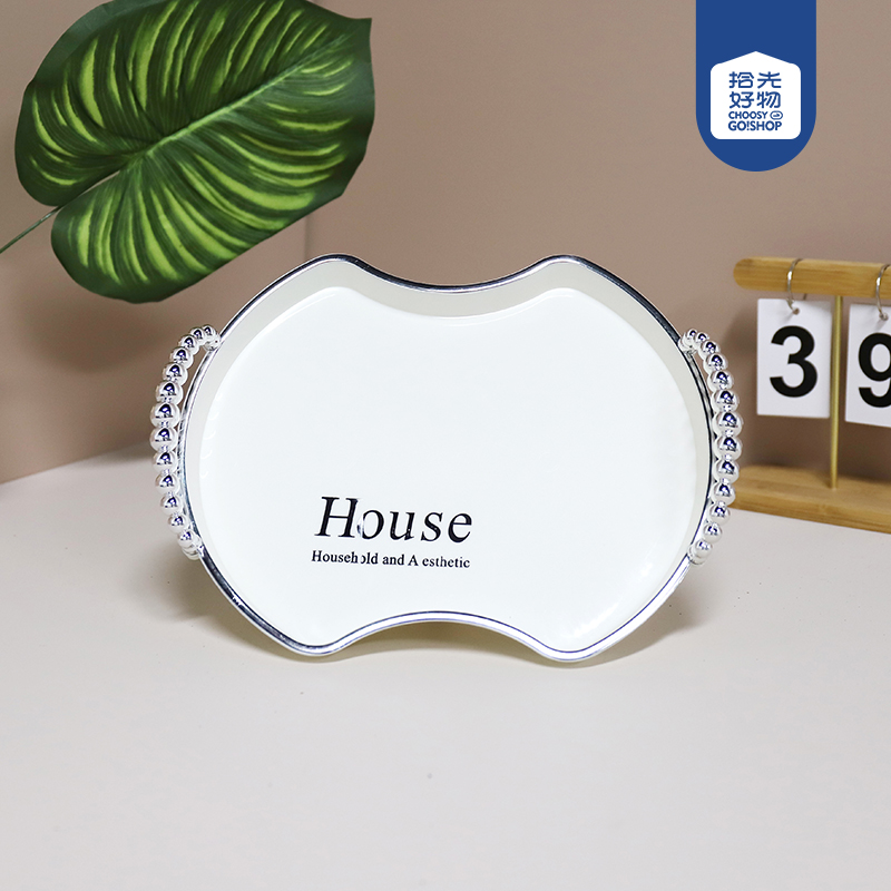 6514-1C Butterfly Bead Handle small size Tray