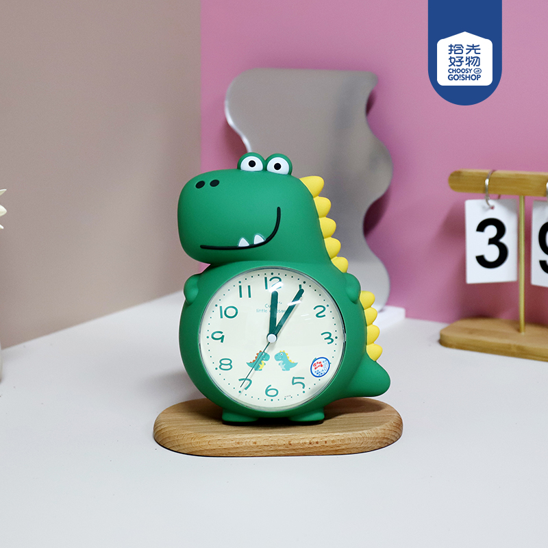 HL-9132-SGQ cartoon dinosaur night light alarm clock