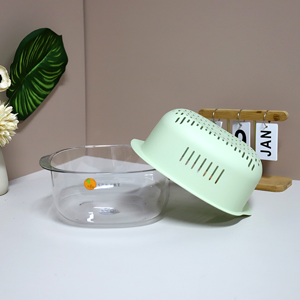 701 suspended small size double-layer draining basket - Image 4