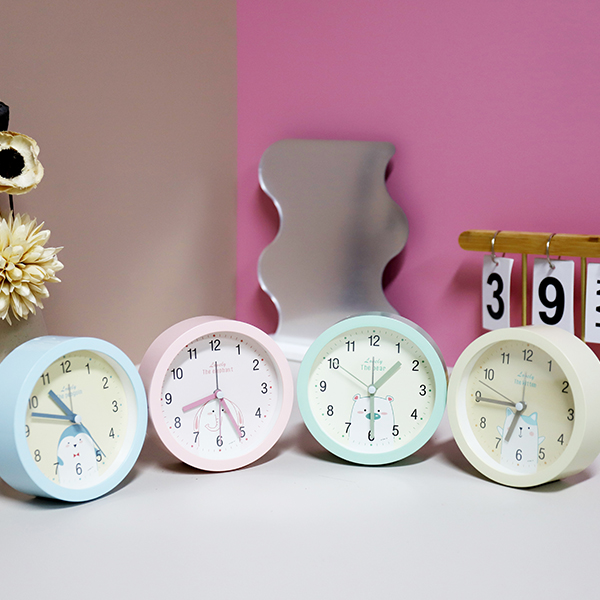 * AY-12391-TF round cartoon surface scanning lamp alarm clock (mixed) - Image 5