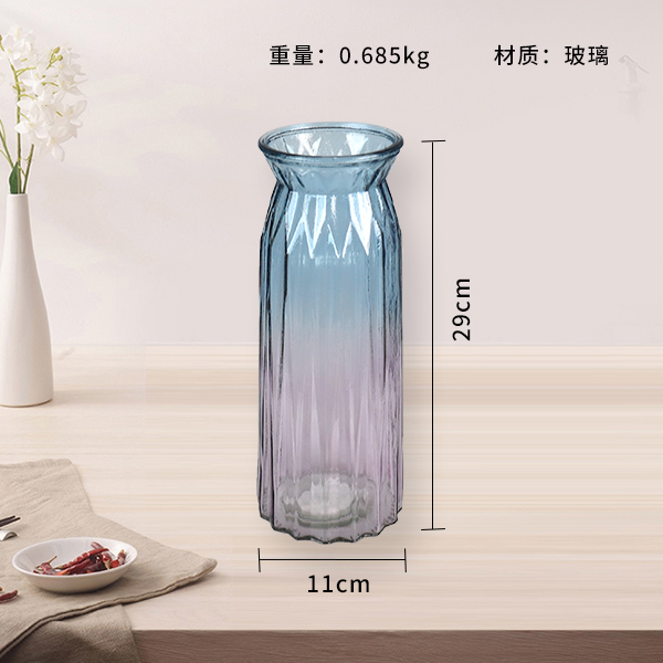 30 origami two-color vase (mixed color)