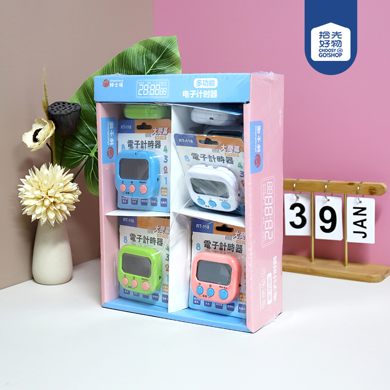 118 electronic timer (mixed color)