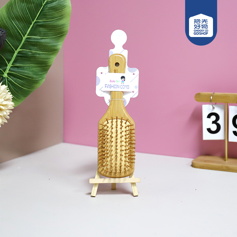 NZ8532 Moe Fun Bamboo Square Massage Comb