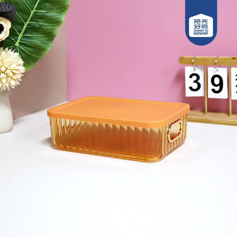 6501 transparent PET storage box