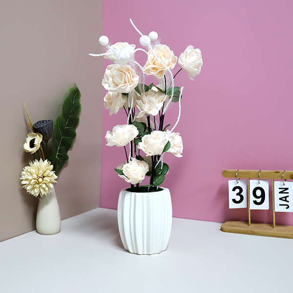 J01290 simulation flower bonsai (mixed color) - Image 3