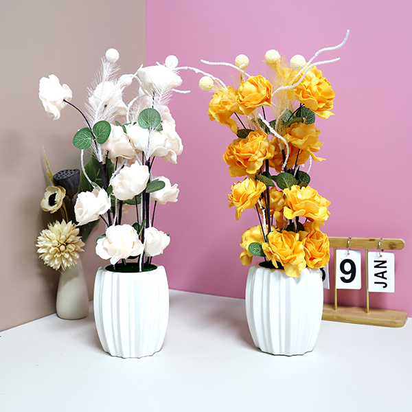 J01290 simulation flower bonsai (mixed color) - Image 4