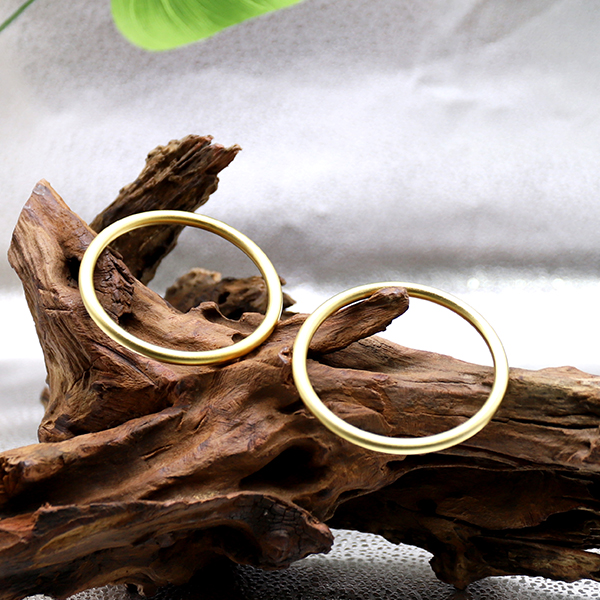 Paleo Gold Copper Plain Ring Bracelet - Image 3