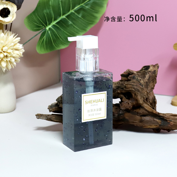 MDOBA1007 Beauty Bath Beauty Nourishing Body Soap 500ml (Blue with Flowers) - Image 2