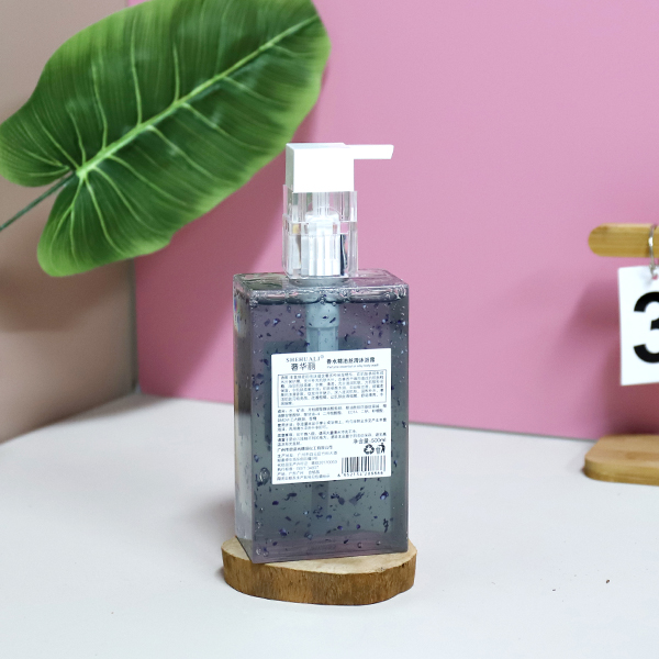 MDOBA1007 Beauty Bath Beauty Nourishing Body Soap 500ml (Blue with Flowers) - Image 3