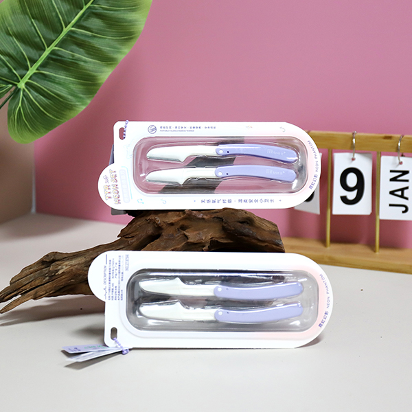 CM-NH9794 Neon Phantom Portable Folding Eyebrow Knife (2 Pack) - Image 3