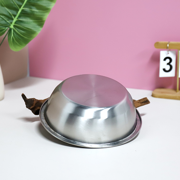 Stainless steel soup basin 22cm - Gambar 4