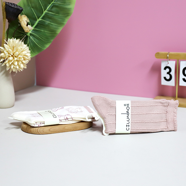 * 1327-1/5 cashmere women's socks (mixed) - Image 4