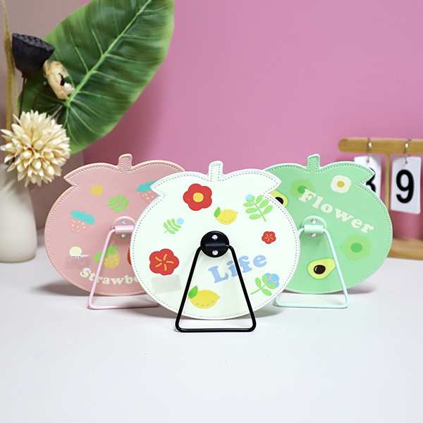 9070 -- 6 relief table mirror oranges - Image 4