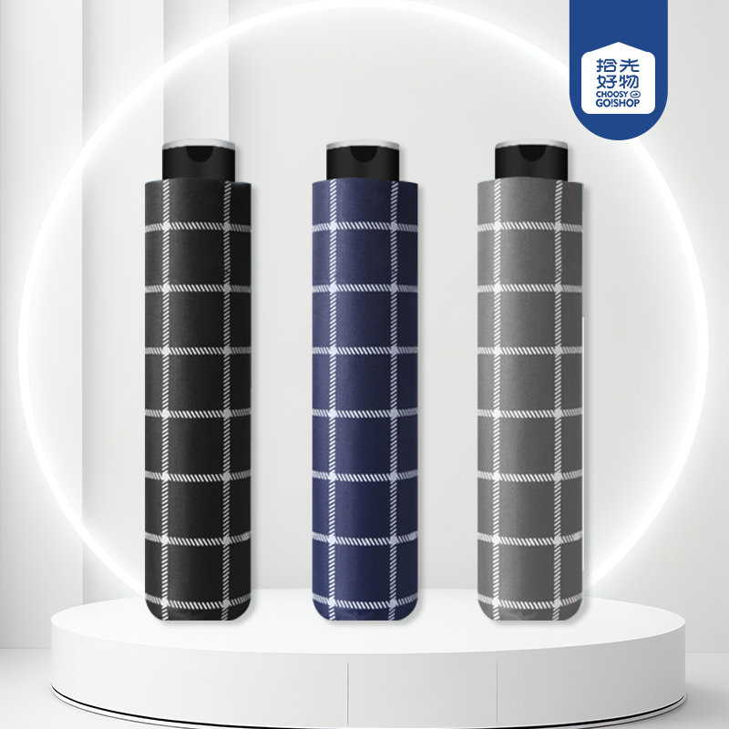 ZY3010 check classic vinyl umbrella (mixed)