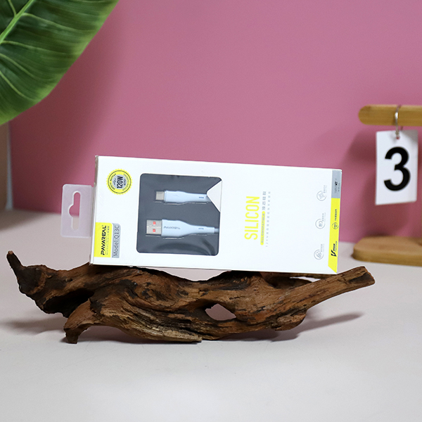 * Q13C-White Star Silicone Data Cable (Huawei) - Image 3