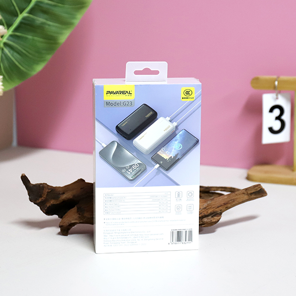 * G23- 20000MAH charging treasure (white and black random) - Image 3