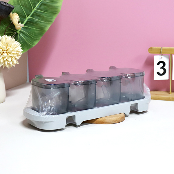 9816 transparent four-compartment seasoning box - Image 4