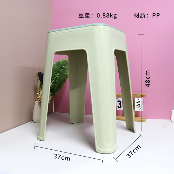 2859 double-sided button stool - 图片 2