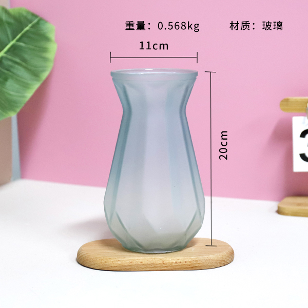 20 pumpkin half sandrope vase (mixed color)